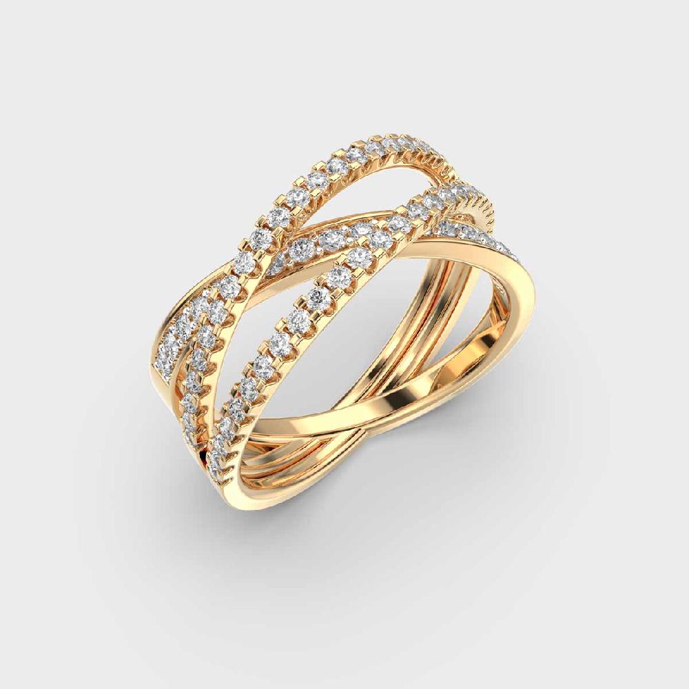 Sparkling Serenity 10K Diamond Ring