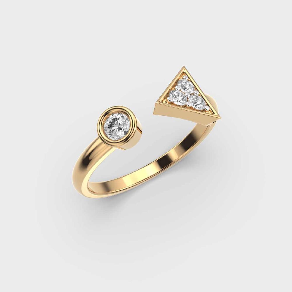 Opulent Oasis 10K Diamond Ring