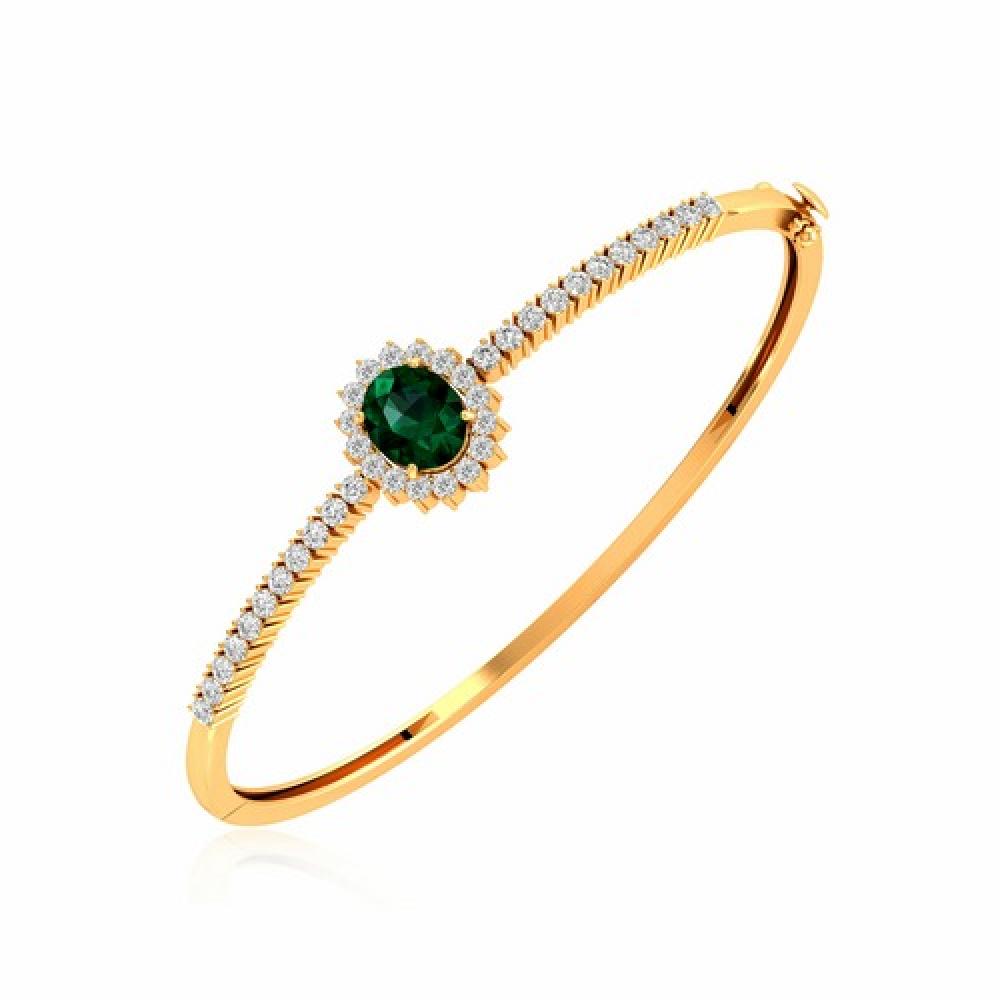 Grand Emerald Diamond Bracelet