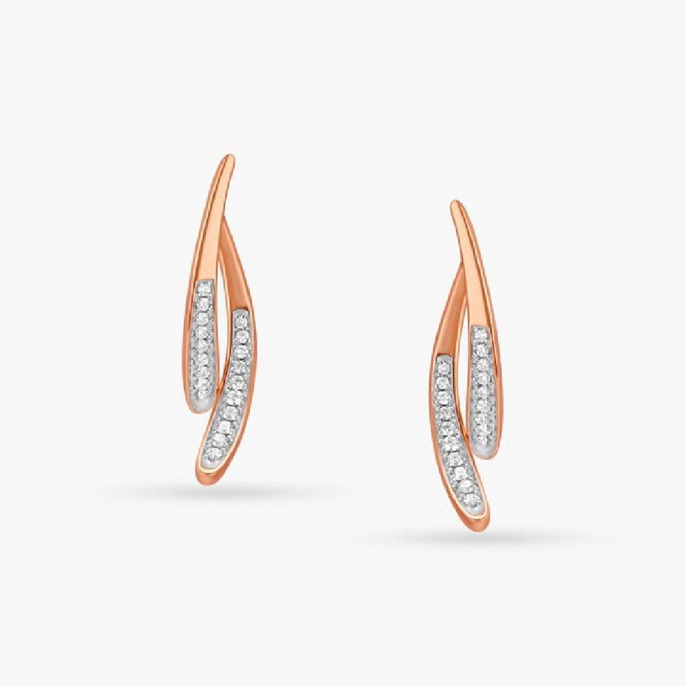 Classic Modish Diamond Drop Earrings