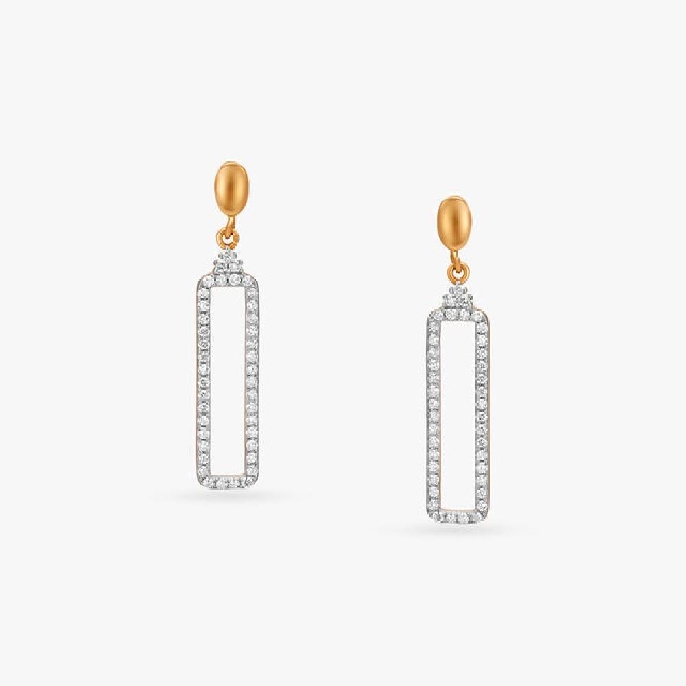 Surreal Diamond Drop Earrings