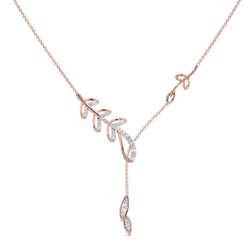 Foliole Diamond Necklace