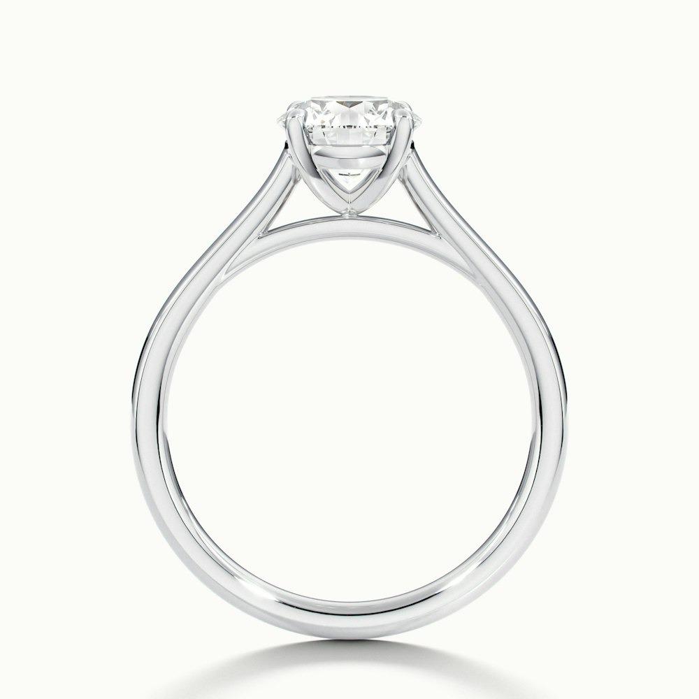 Bardot Plain Prong Round CVD Diamond Ring