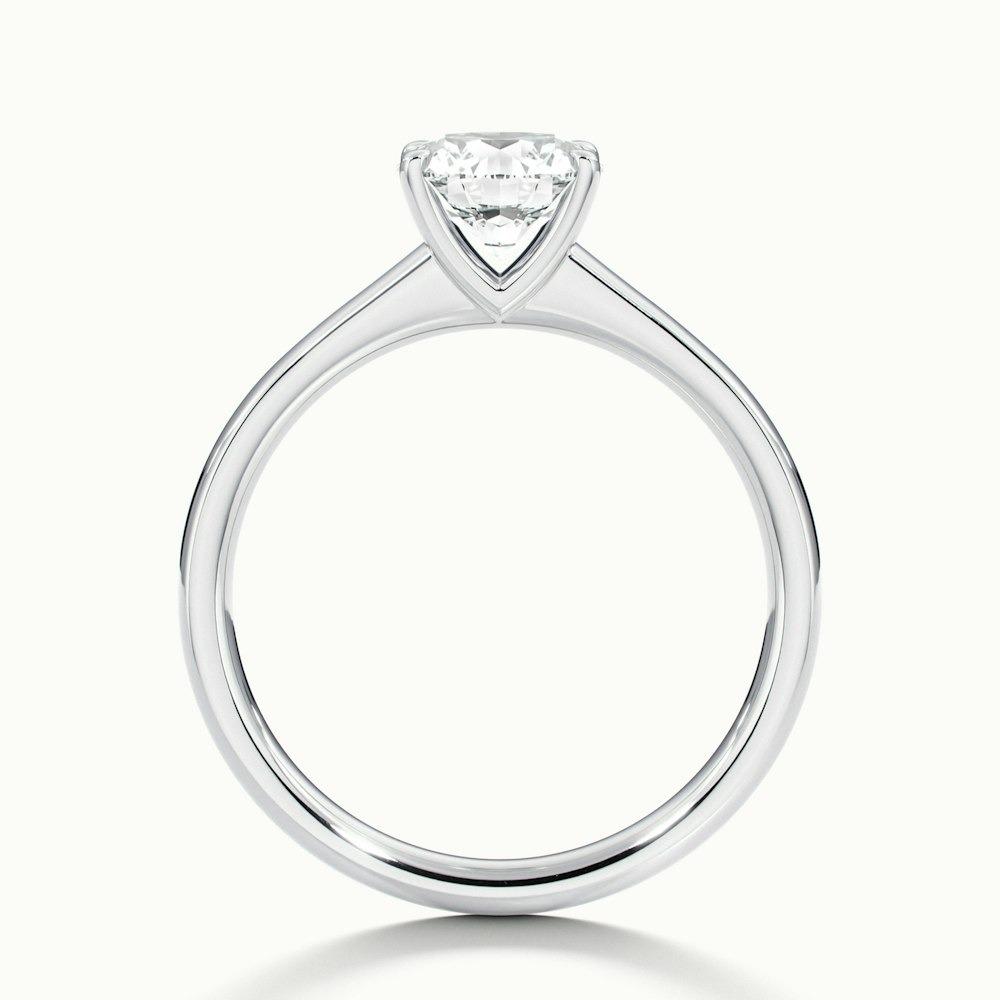 Harlow Plain Prong Round CVD Diamond Ring