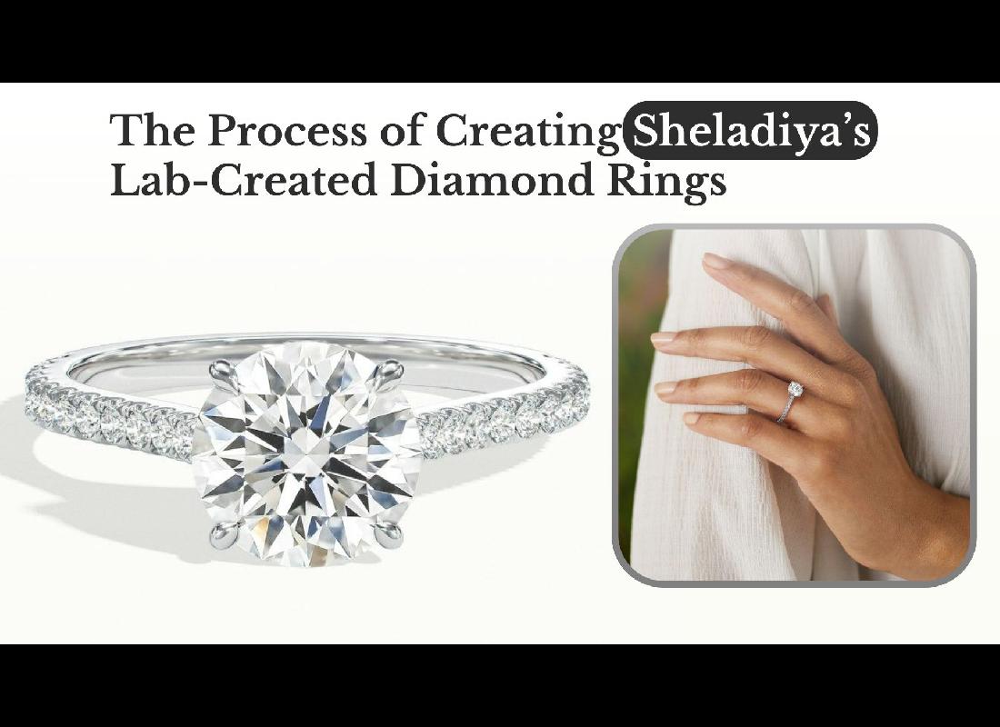 Sheladiya Diamond's Sustainable Lab-Created Diamond Rings