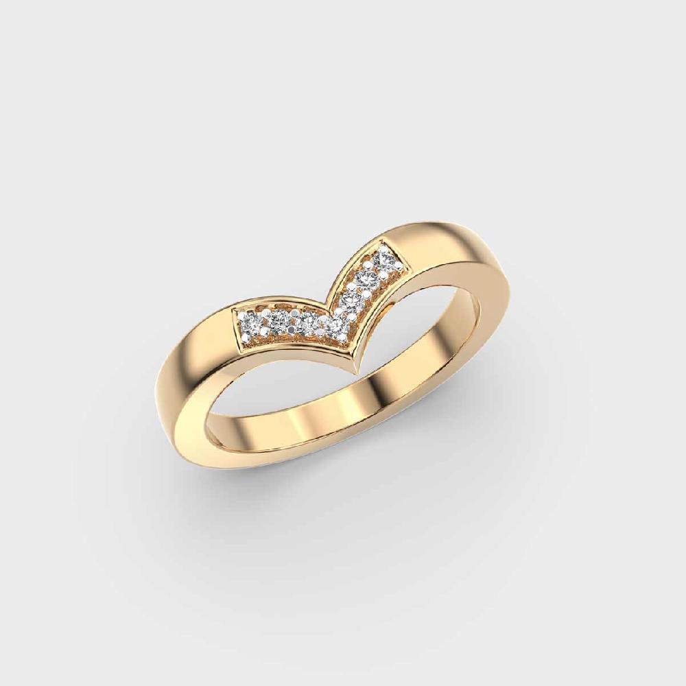 Divine Dazzle 10K Diamond Ring