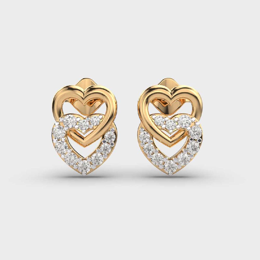 Captivating Cascade 10K Purity Diamond Threader Earrings