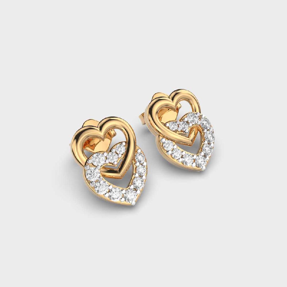 Captivating Cascade 10K Purity Diamond Threader Earrings