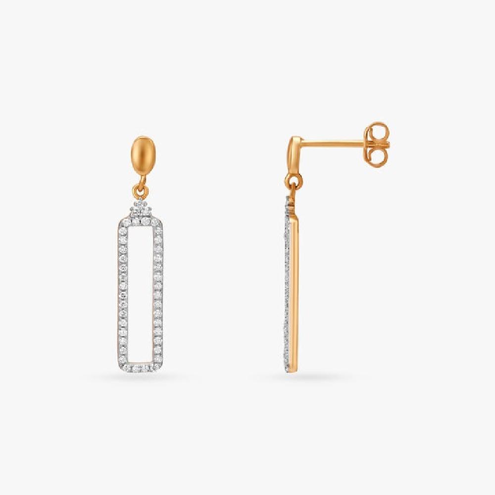 Surreal Diamond Drop Earrings