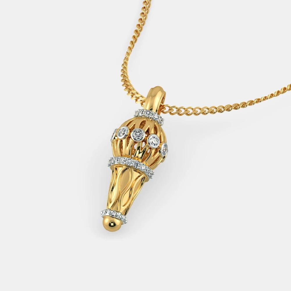 The Hanuman Mace Pendant