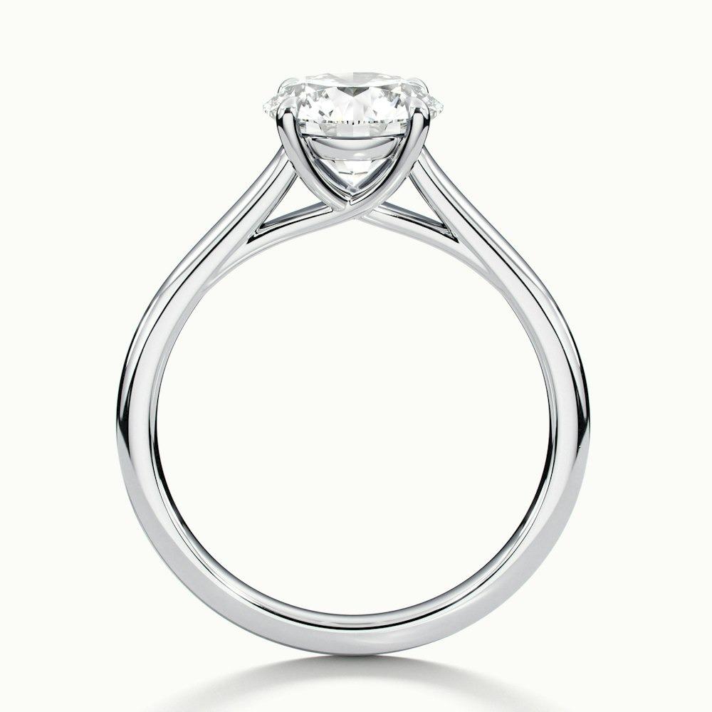 Temple Plain Prong Round CVD Diamond