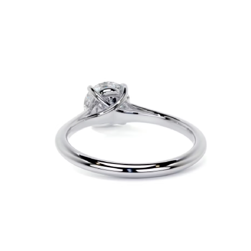 Temple Plain Prong Round CVD Diamond