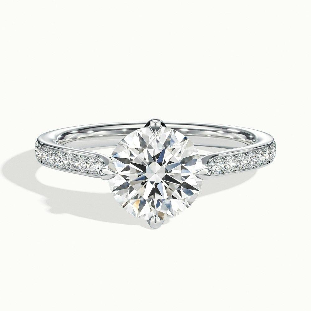 Loren Pave Prong Round CVD Diamond