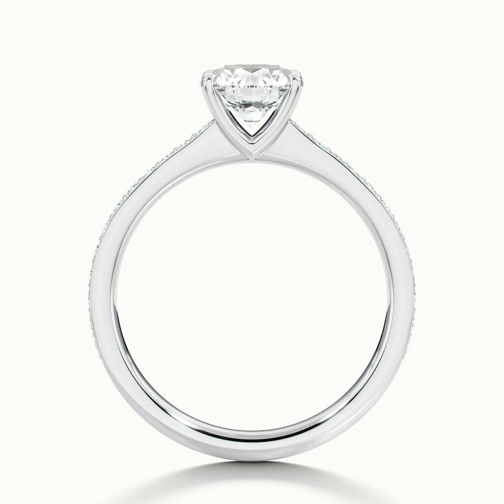 Harlow Pave Prong Round CVD Diamond Ring