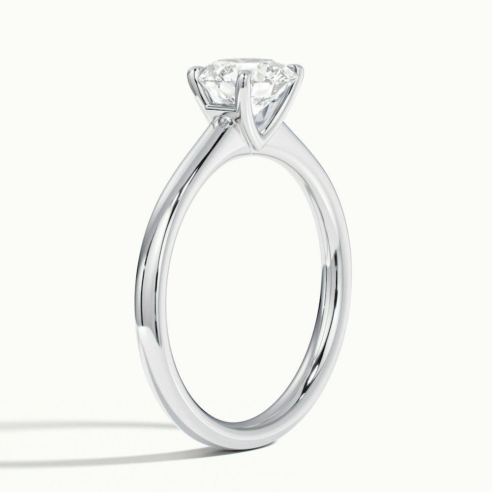 Harlow Plain Prong Round CVD Diamond Ring