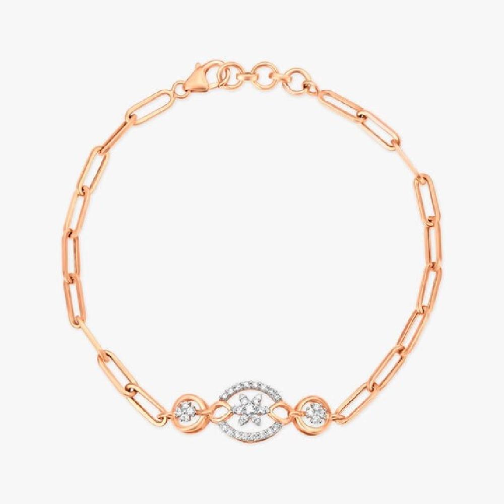 Radiant Flowers Diamond Bracelet