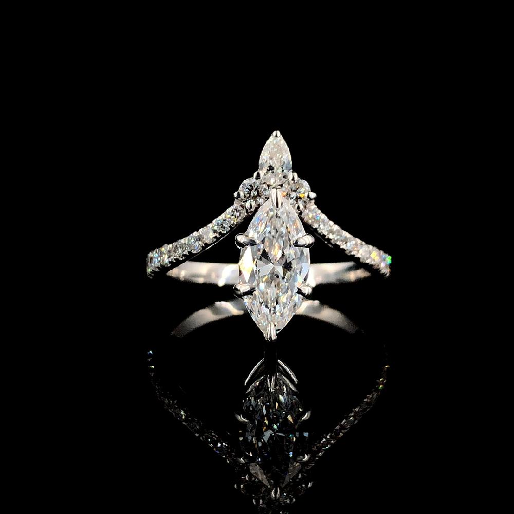 Marquies 1.00 Ct CVD Diamond Ring