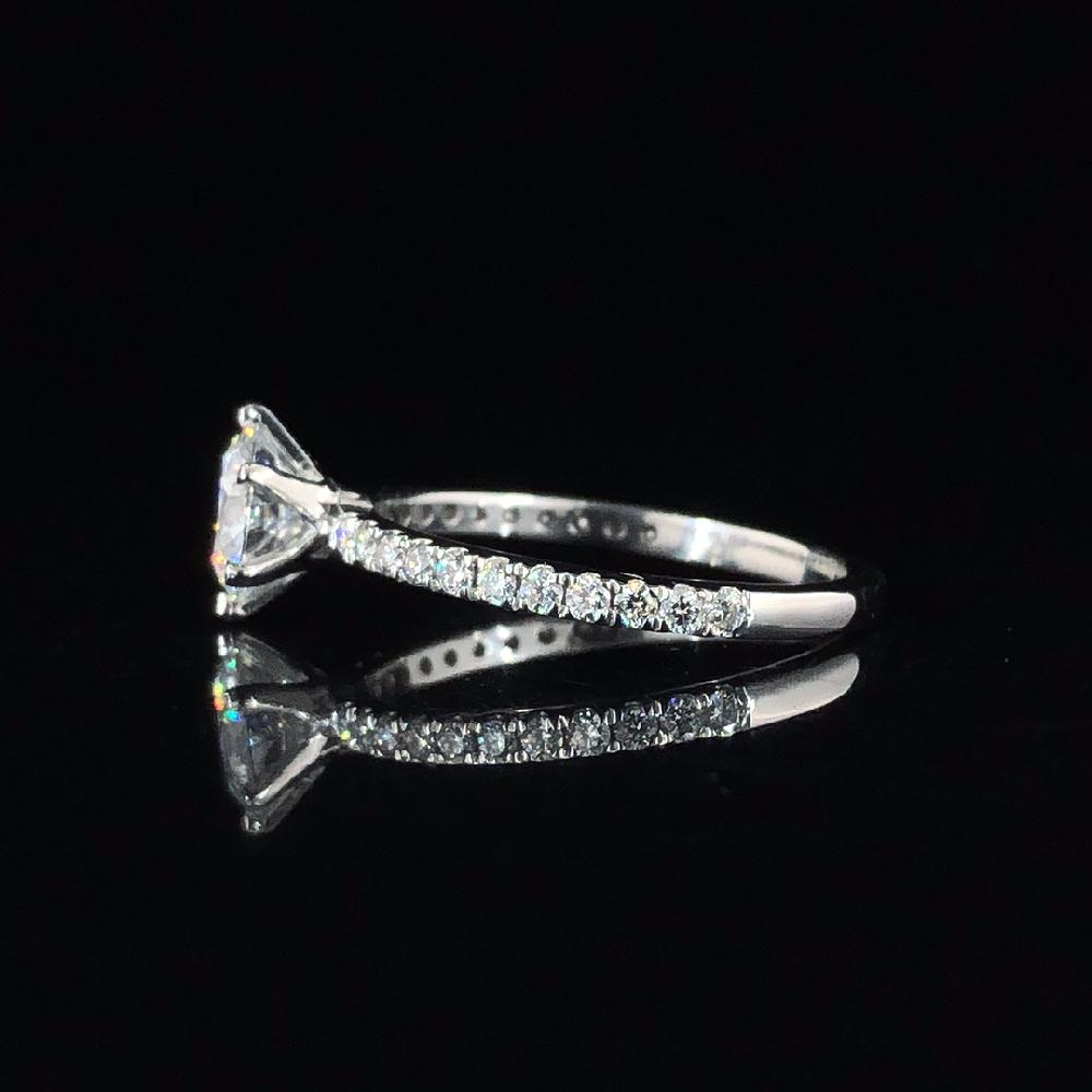 1.50 Ct. Round Brilliant Cut CVD diamond ring