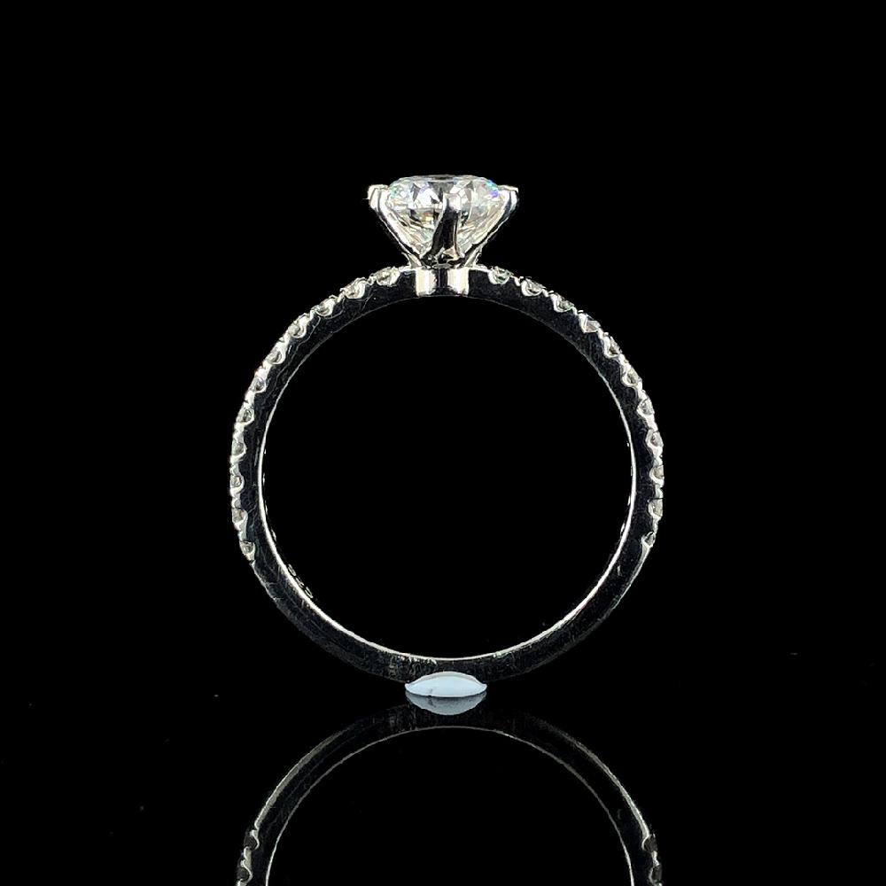 1.50 Ct. Round Brilliant Cut CVD diamond ring