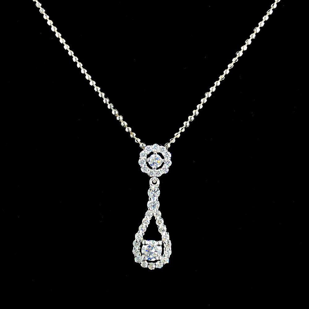 Drop Design Ladies Pendent 1.12 Ct. Lab Grown Diamond