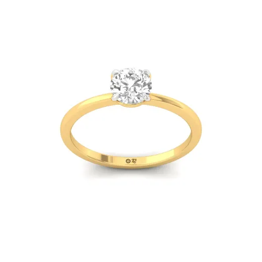 Classic Round Solitaire Diamond Engagement Ring