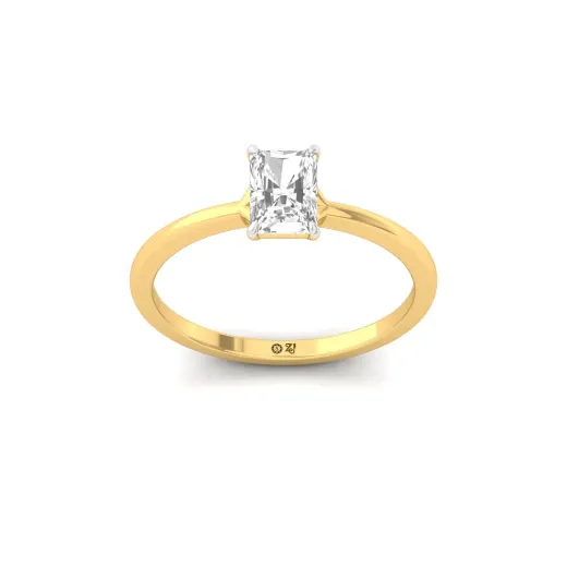 Radiant Cut Solitaire Engagement Ring