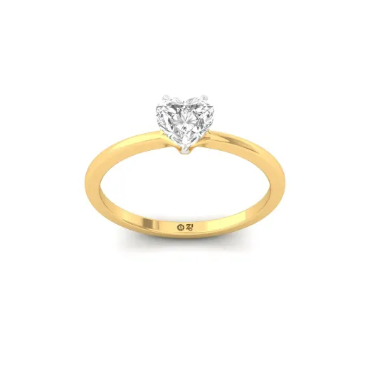 Heart Cut Solitaire Engagement Ring