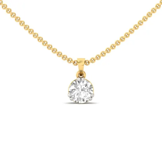 Classic Solitaire Diamond Pendant