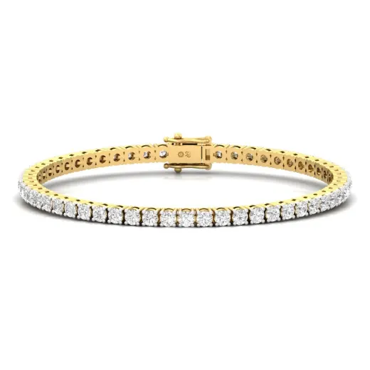 Classic Round Cut Diamond Tennis Bracelet of Eternal Elegance