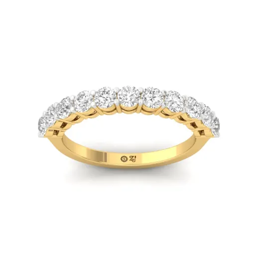 Round Diamond Eternity Band