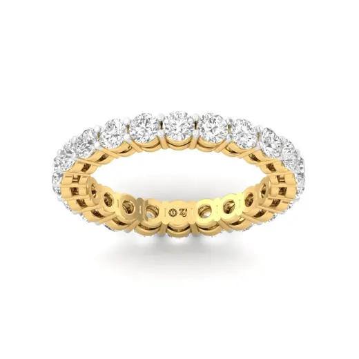 Round Diamond Eternity Band
