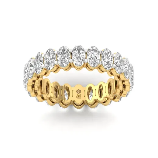 Oval Diamond Full Eternity Band