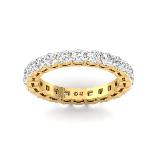 Cushion Cut Diamond Full Eternity Band