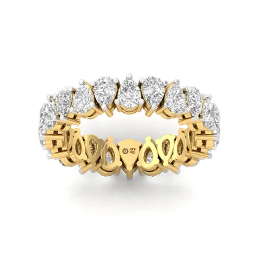 Pear Cut Full Eternity Band