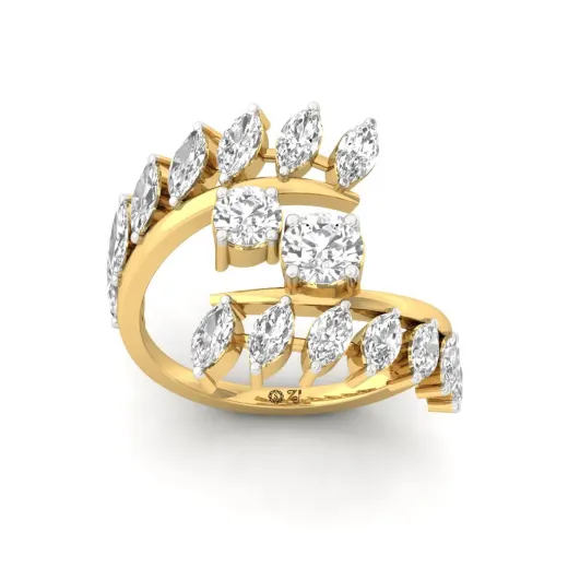 Diamond Wrap Cocktail Ring