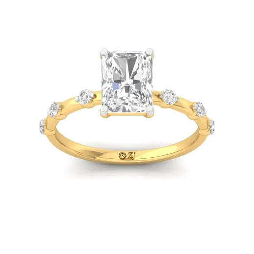Radiant Cut Diamond Engagement Ring