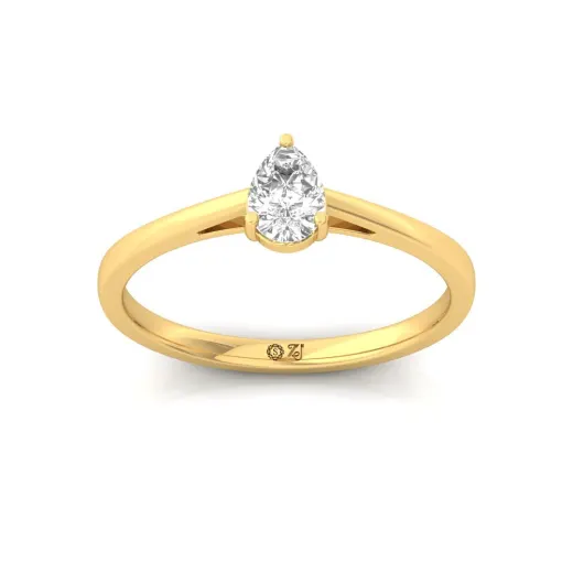 Pear Cut Diamond Engagement Ring