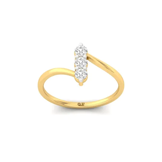 Three Stone Lab Grown Diamond Ring