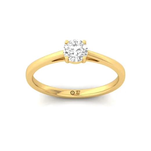 Round Cut Solitaire Diamond Engagement Ring of Forever Sparkle