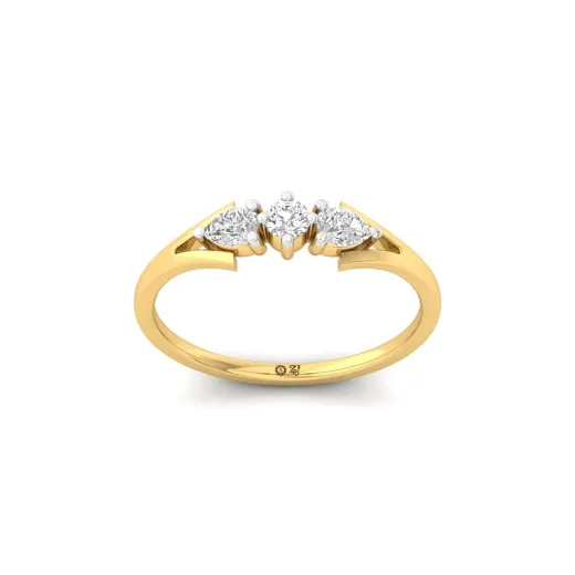 Three Stone Lab Grown Diamond Ring