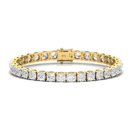 Cushion Cut Diamond Tennis Bracelet