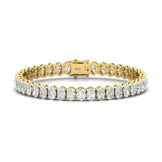 Oval Cut Diamond Tennis Bracelet