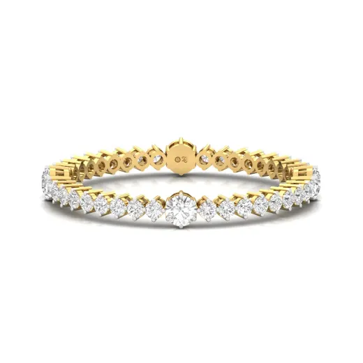 Round Cut Diamond Bangles (1 Pair)