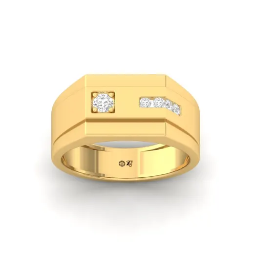 Round Cut Men’s Diamond Ring