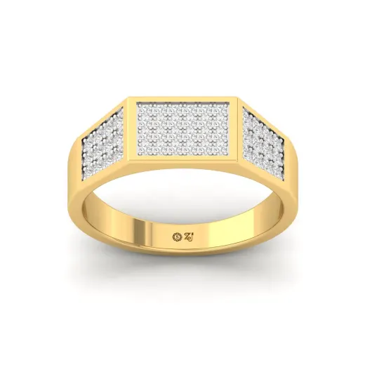 Round Cut Diamond Men’s Band Ring