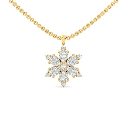 Floral Diamond Pendant