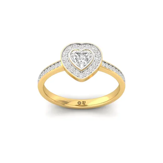 Heart Cut Diamond Engagement Ring