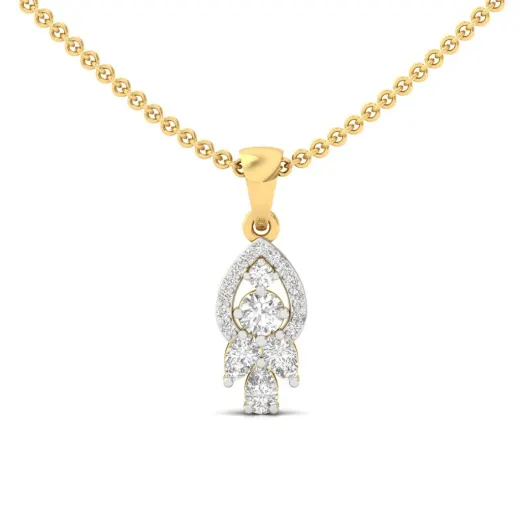 CT Lab Grown Diamond Teardrop Pendant