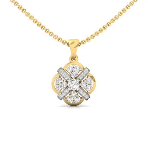 Round Cut Diamond Pendant