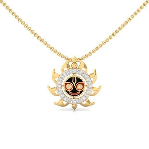 Round Cut Diamond Pendant